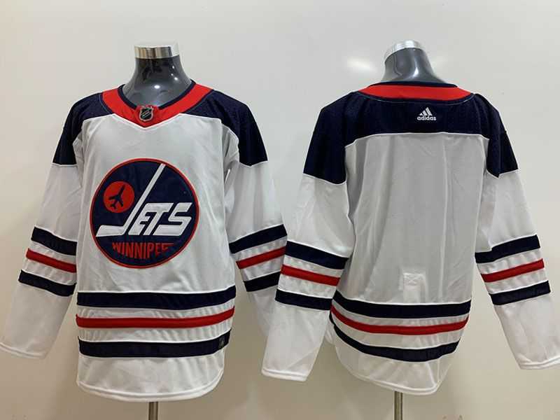 Men%27s Winnipeg Jets White Blank Made Fanatics Branded Alternate Adidas Player Jersey